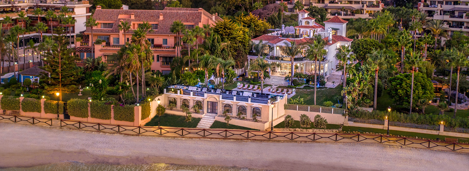 el-martinete-prime-location-banner Aerial view of The Villa at El Martinete in Marbella on The Golden Mile